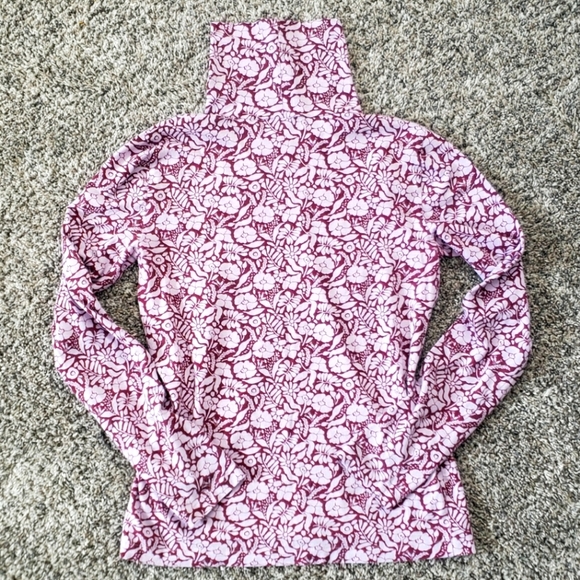 J. Crew | Floral Turtleneck Blouse - Picture 4 of 4